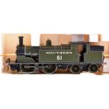 Hornby Railways Southern Railway Class M7 0-4-4-T locomotive, RN 51. (R.2924). In lined Olive