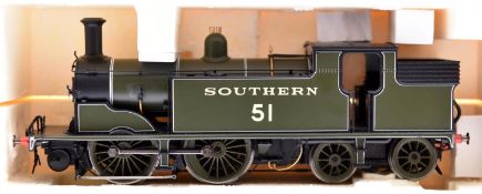 Hornby Railways Southern Railway Class M7 0-4-4-T locomotive, RN 51. (R.2924). In lined Olive
