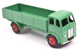 A scarce Dinky Leyland Forward Control Lorry (420). An example in mid green with red wheels with