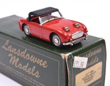 Landsdowne Models LD.1. Austin Healey Frogeye Sprite Mk.I 1958 in red. Boxed. Vehicle Mint. £20-40