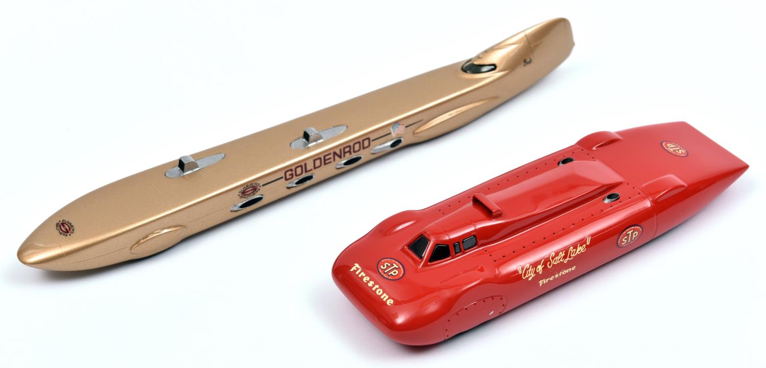 2 SMTS LSR World of Speed series, Land Speed Record 1:43 scale white metal models. A 1960 City of - Image 2 of 2