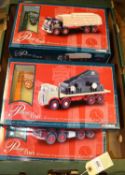 5 Corgi 'Passage of Time' series. ERF V 8 Wheel Platform Lorry with generator load and Hook
