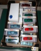 27 Matchbox Dinky. Including a 1950 Mercedes-Benz Omnibus. Plus 2x Ford Mustang, 2x Bentley 'R'