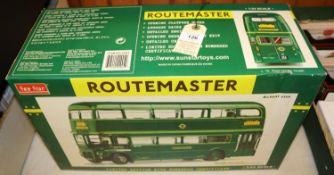 A Sun Star 1:24 scale London Transport Green Line Routemaster Coach. In dark green, RMC1453, '453