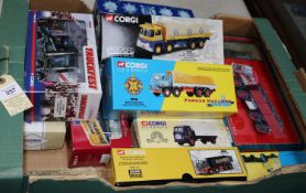 A quantity of Corgi. Including Truckfest Scania T Cab Topline, John Toulson. AEC MK V Mammoth 8-