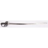 A Victorian Rifle Brigade officers' sword, 1845 pattern blade 32", by J B Johnstone & Co,