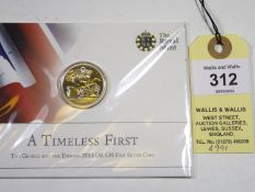 EIIR modern coinage: £20 Fine silver coin, 2013, St George type, B Unc in Royal Mint packaging;