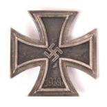 A 1939 Iron Cross 1st class, the pin stamped "L/21", GC (some wear to blacking, light corrosion to