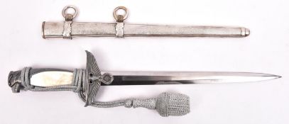 A very scarce Third Reich Diplomat's dagger, with portepee; blade 10", marked "Alcoso Solingen",