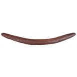 An Australian wooden boomerang. GC £40-50