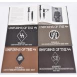 "Uniforms of the SS" by Andrew Mollo, Vols 1-5, pub 1968-71, VGC £50-70