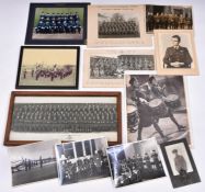 A large collection of RAF photographs dating from WWI to WWII, and some post war, 2 wood framed