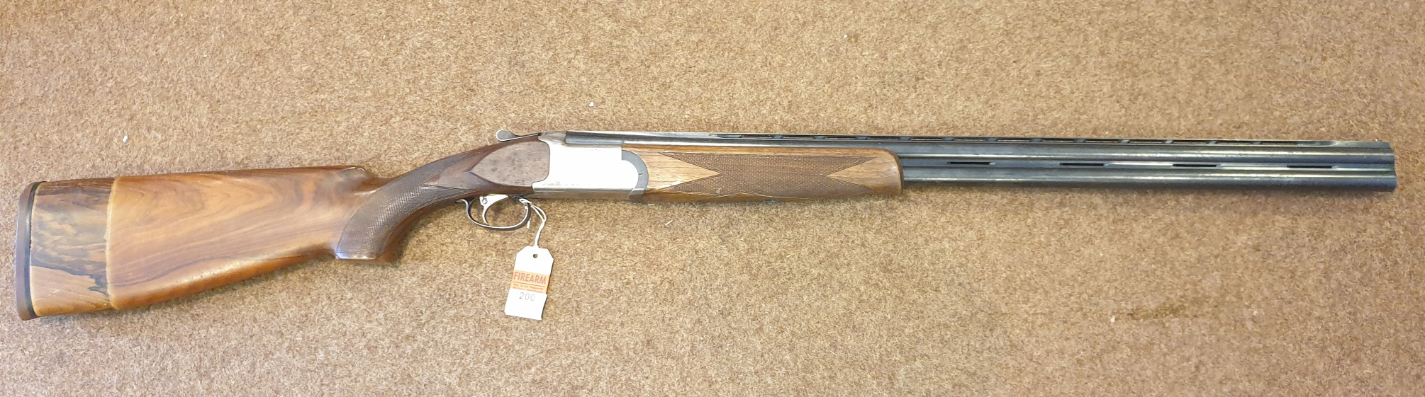 *An Italian DB O&U single trigger White Diamond 12 bore shotgun, number 30923, 50½" overall - Image 2 of 2