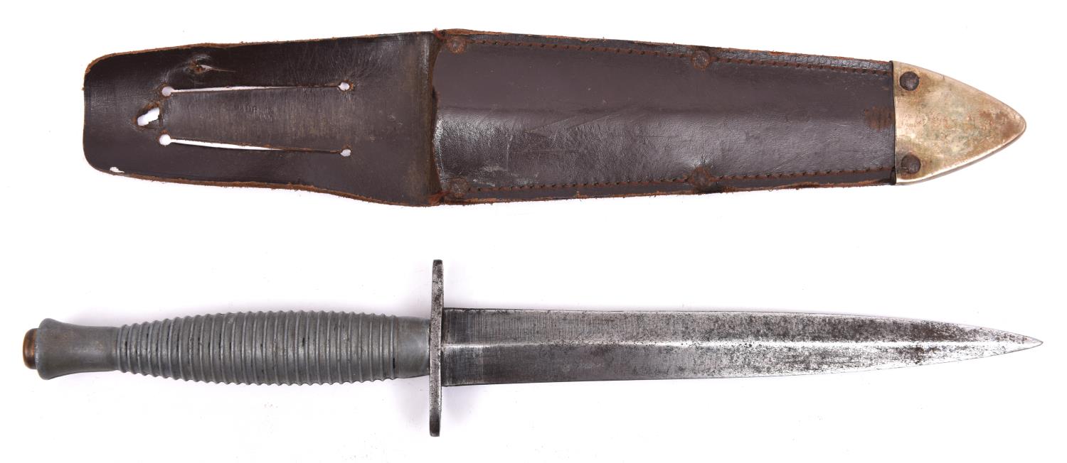A Third pattern FS fighting knife, the crossguard stamped "William Rodgers, Made in Sheffield,