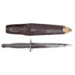 A Third pattern FS fighting knife, the crossguard stamped "William Rodgers, Made in Sheffield,