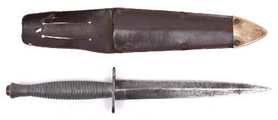 A Third pattern FS fighting knife, the crossguard stamped "William Rodgers, Made in Sheffield,
