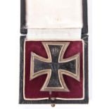 A WWI Iron Cross 1st class, in its original fitted case, near VGC £60-70