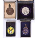 4x motor club medals. A Woolwich, Plumstead and District Motor Club, Matchless Cup Trial 1929, G.