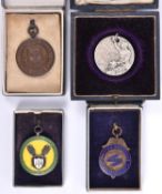 4x motor club medals. A Woolwich, Plumstead and District Motor Club, Matchless Cup Trial 1929, G.