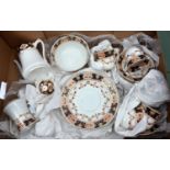 An early 20th Century Mona coffee set by H. M. Williamson. Comprising; 5x cups and saucers, 11x side