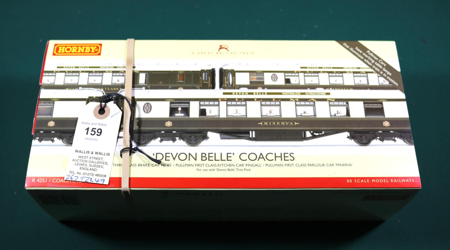 Hornby OO gauge Coach Pack. 'Devon Belle' Coaches R.4251. Comprising Pullman Third Class Brake '