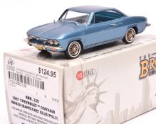 'The Brooklin Collection' White Metal Model of a 1967 Chevrolet Corvair Monza BRK.139 in metallic '