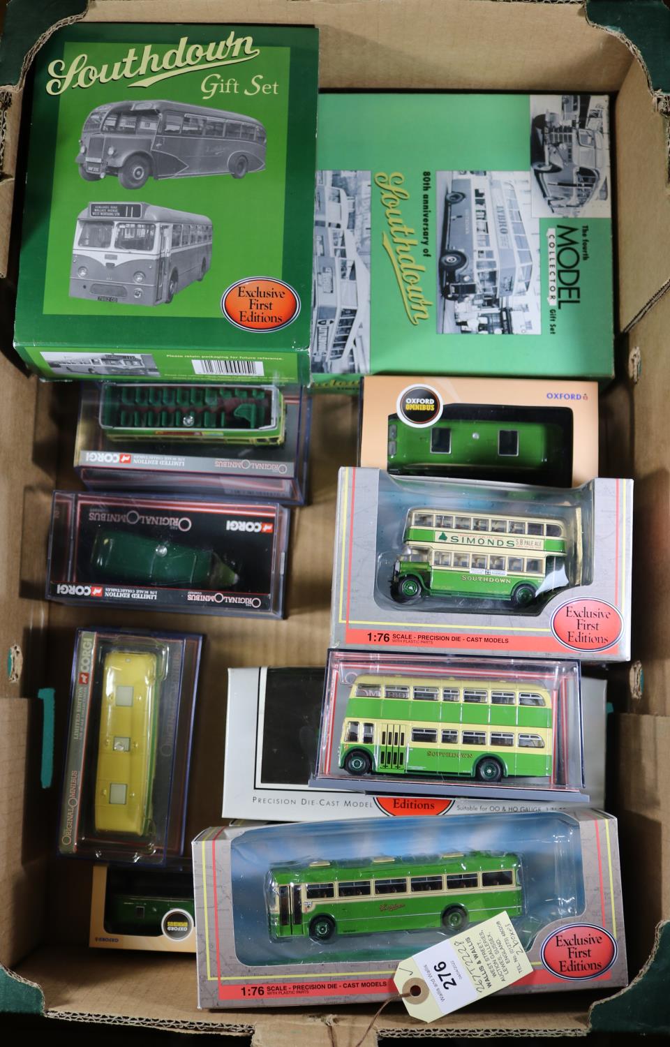 26x Southdown themed EFE, OOC and Oxford Diecast model buses and coaches. 2x EFE Gift Sets;