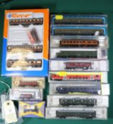 A quantity of N gauge Railway Rolling Stock. Trix: DB double deck control (driving) trailer (15840).