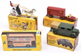 4 Budgie Toys. British Railways Articulated Container Transporter (252). In red and cream B.R.