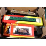 13x Hornby OO gauge items. Including; a GWR Class 57xx 0-6-0PT, 8773, in black livery. An LSWR 0-4-