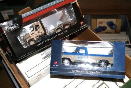 9 First Gear etc American Trucks etc, most 1/34 scale. Mack Pinnacle Military Tractor. 1955