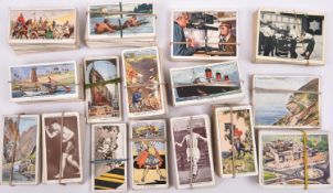 50+ sets of Cigarette Cards, most complete runs. Sets include; W.A. & A.C. Churchman - Railway