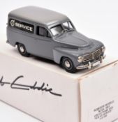 Brooklin for Rob Eddie 1953 Volvo PV445 Van. (No.8x) An example in grey 'Volvo Service' livery, with