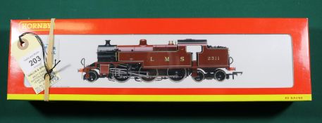 Hornby OO Locomotive. An LMS Fowler Class 4P 2-6-4 Tank Locomotive R.2224, RN2311 in lined Crimson