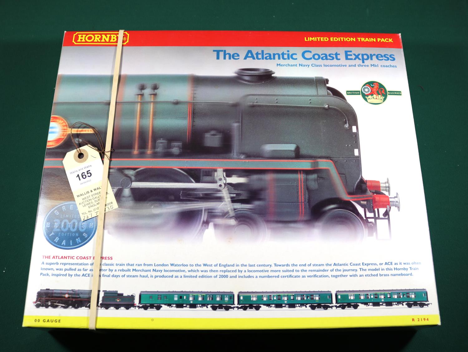 A Hornby 'OO' gauge Limited Edition Train Pack (R2194). 'The Atlantic Coast Express'. Comprising