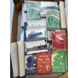 A quantity of railway related paperwork. Including Southern Railway items; ABC booklets; Southern