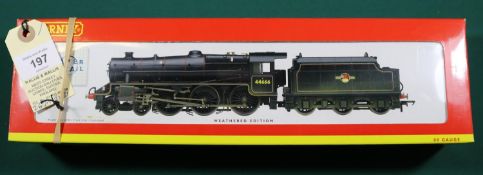 Hornby OO gauge Locomotive. A BR Class 5MT 4-6-0 Tender Locomotive R.2382, weathered example,