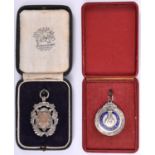 2x silver motoring club medals. A North West London Motor Club medal for the London - Gloucester