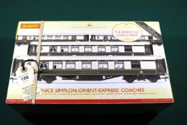 A Hornby OO gauge Coach Pack (R4146). 'Venice Simplon-Orient-Express' Coaches. Comprising Pullman