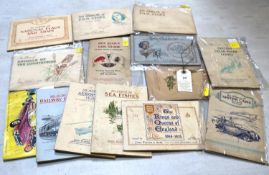 2x boxes of cigarette cards and collector's cards for sorting. Cards by Wills, Ogdens, Brooke