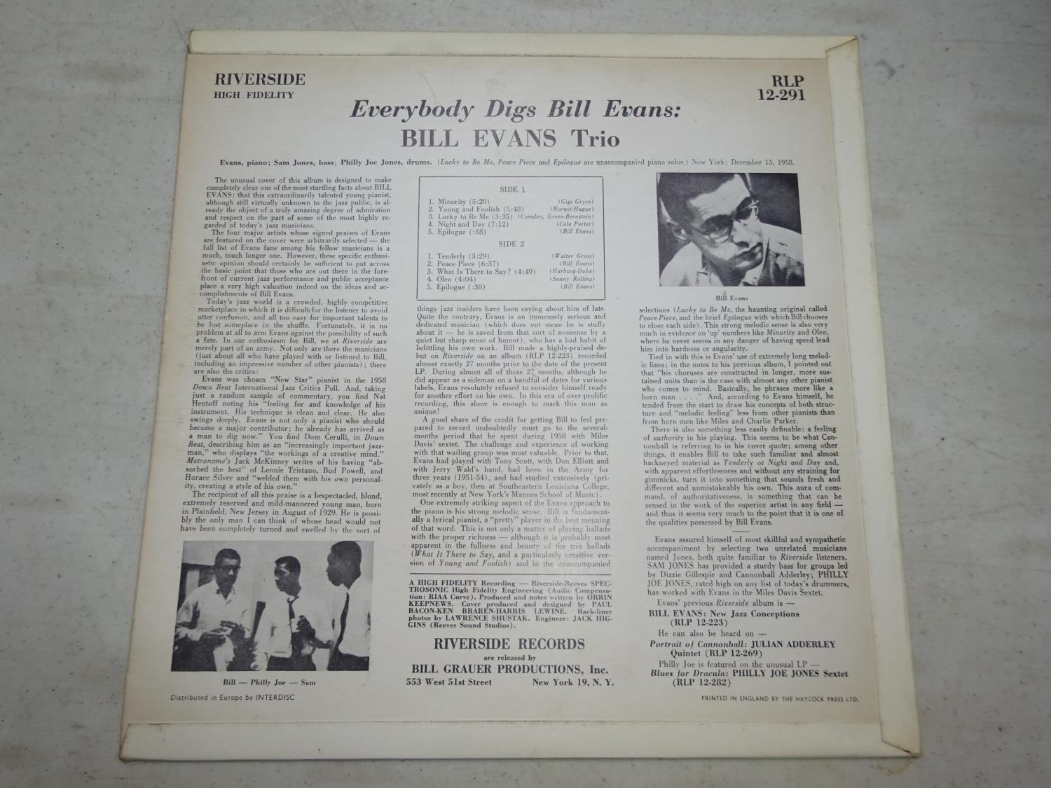 45+ 12" LP records. Including 3x Bill Evans; Dig It!, Portrait in Jazz and Everybody Digs. - Image 9 of 9