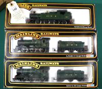 3x Mainline Railways OO gauge GWR locomotives. 2x Class 22xx Collett 0-6-0 tender locomotives,