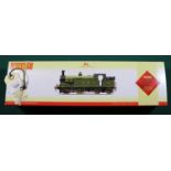 Hornby OO gauge LSWR Class M7 0-4-4-T locomotive R2678, RN252. In lined green livery. Boxed.