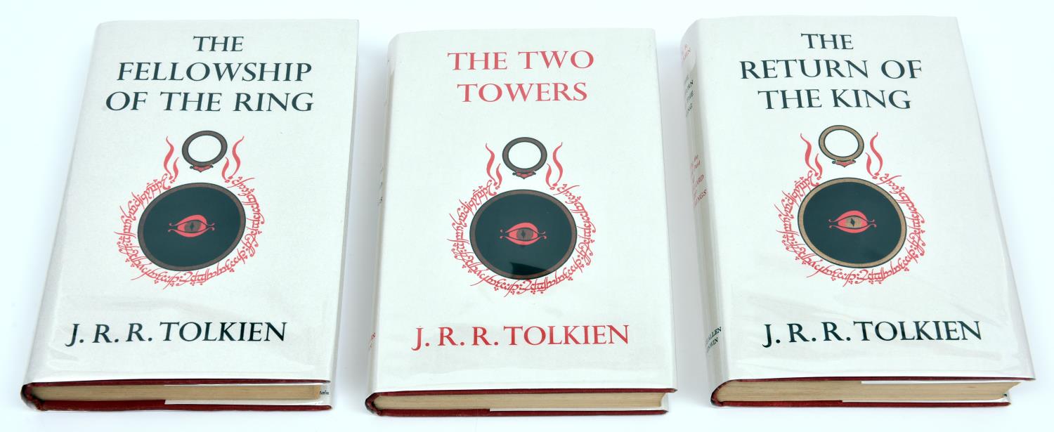 Lord of the Rings by J.R.R. Tolkien. 3 volumes, First Edition, Pub. George Allen and Unwin. The