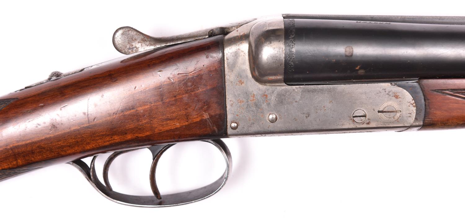 *A Spanish DB 12 bore ?Master? top lever boxlock ejector shotgun, 44½? overall, barrels 27¾?, number - Image 2 of 2