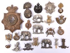21 copy and restrike badges, including Victorian OR's HP of the Royal Jersey LI, 5th V.B. Royal