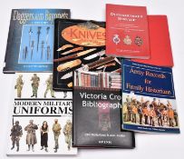 "Daggers and Bayonets, a History" by Thompson, 1999; "Knives of the World" by Mouret, 1994; "