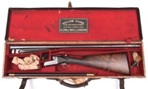 * A DB 16 bore top lever hammerless boxlock ejector shotgun, by William Evans, 63 Pall Mall,