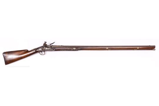 A good silver mounted 14 bore flintlock sporting gun by Wilson, made for the Turkish market, c 1760, - Image 5 of 5