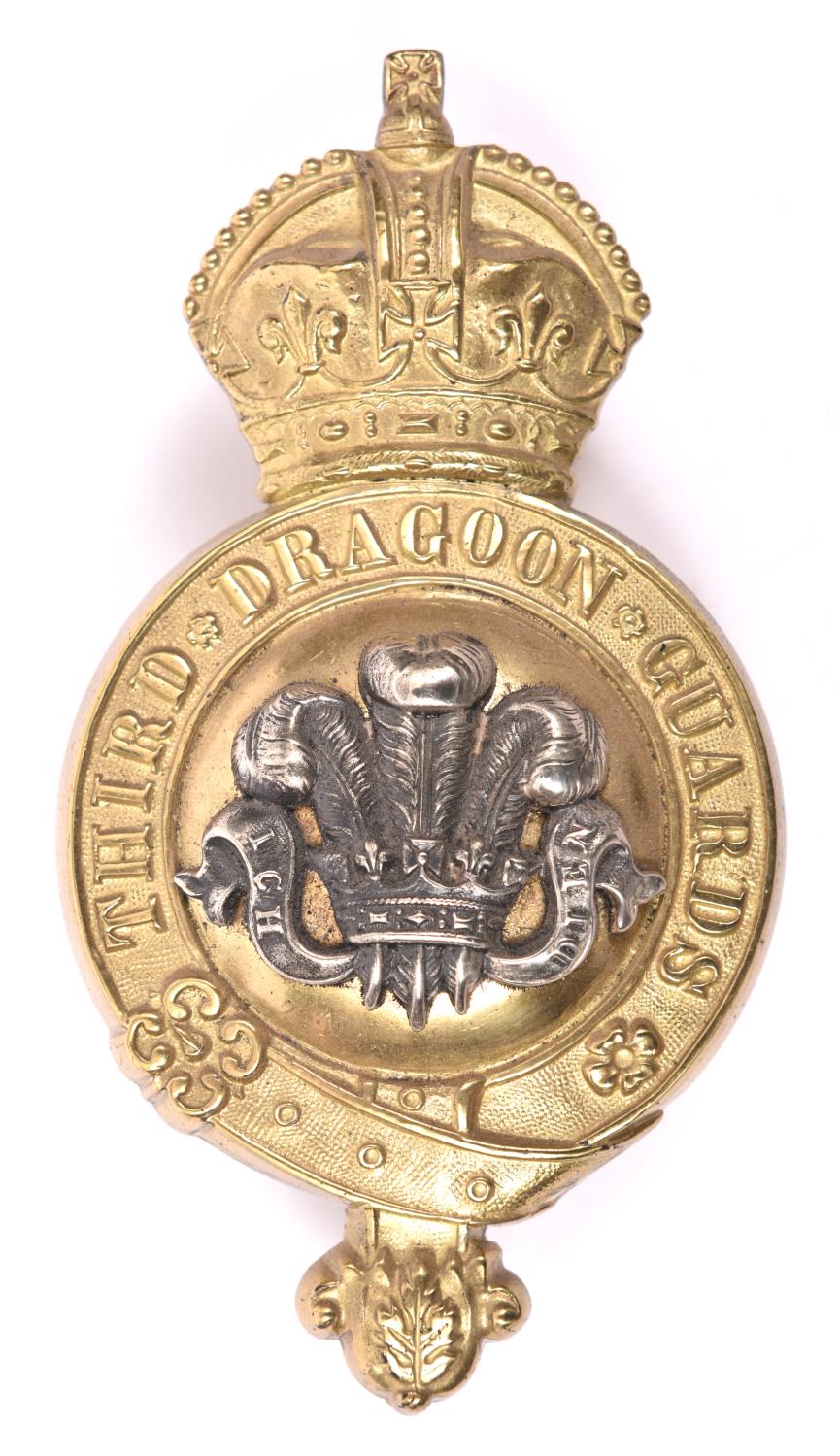 3rd Dragoon Guards martingale badge, KC. VGC £50-60